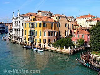 La vue sur le Grand Canal du côté de San Marco