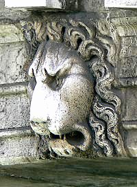 L'un des lions du Pont du Rialto