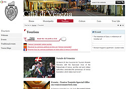 office du tourimse à venise site intenet Commune de Venise
