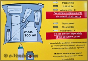 Mesures de sécurité dans les avions de la CEE pour les bagages à main