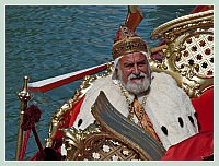 La Regate Historique de Venise 2009, la Regata Storica : Le Doge dans le Cortège historique