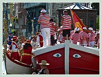La Regate Historique de Venise 2009, la Regata Storica - Cortège historique et sportif : le bateau du Doge et celui de la Brenta