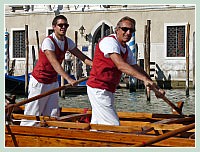 La Regate Historique de Venise 2009, la Regata Storica : Cortège sportif sur le Grand Canal