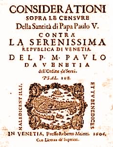 Le Protesto de Pietro Sarpi