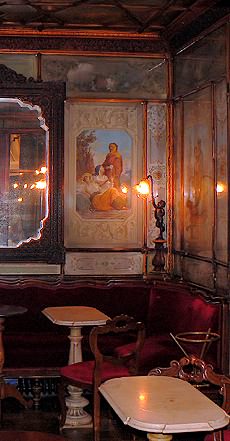 Le Café Florian à Venise Un salon
