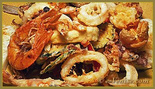 Friture de Poissons à l'Osteria Vecio Fritolin Friture de Poissons à l'Osteria Vecio Fritolin