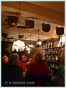 La Salle du Restaurant Ca' d'Oro Alla Vedova à Venise