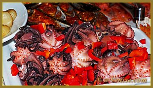 Plat de poulpes a l'ostaria Da Simson