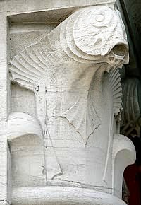 Sculpture de chapiteau à la Pesacaria