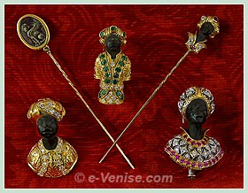 Sigfrido Cipolato Orfèvre à Venise, broches et épingles