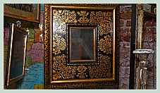Reproductions de cadres anciens peints et dorés à l'or fin par le Maître Doreur Pompe Stolfi à Venise