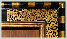 Reproductions de cadres anciens peints et dorés à l'or fin par le Maître Doreur Pompe Stolfi à Venise