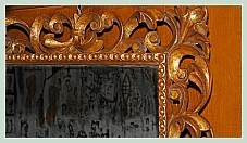 Reproductions de cadres anciens peints et dorés à l'or fin par le Maître Doreur Pompe Stolfi à Venise