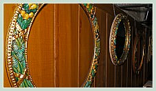 Reproductions de cadres anciens peints et dorés à l'or fin par le Maître Doreur Pompe Stolfi à Venise