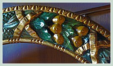 Reproductions de cadres anciens peints et dorés à l'or fin par le Maître Doreur Pompe Stolfi à Venise