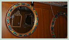 Reproductions de cadres anciens peints et dorés à l'or fin par le Maître Doreur Pompe Stolfi à Venise