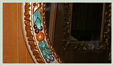 Reproductions de cadres anciens peints et dorés à l'or fin par le Maître Doreur Pompe Stolfi à Venise