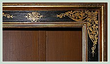 Reproductions de cadres anciens peints et dorés à l'or fin par le Maître Doreur Pompe Stolfi à Venise