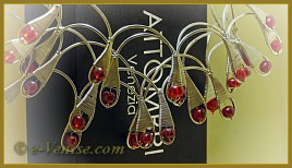 Collier et perles de Verre de Murano Attombri Collier et perles de Verre de Murano Attombri