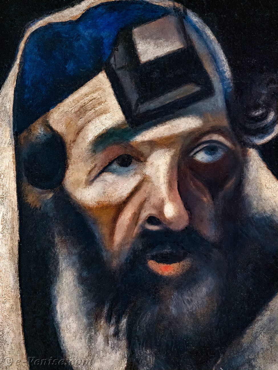 Marc Chagall Le rabbin à la Thora (1967